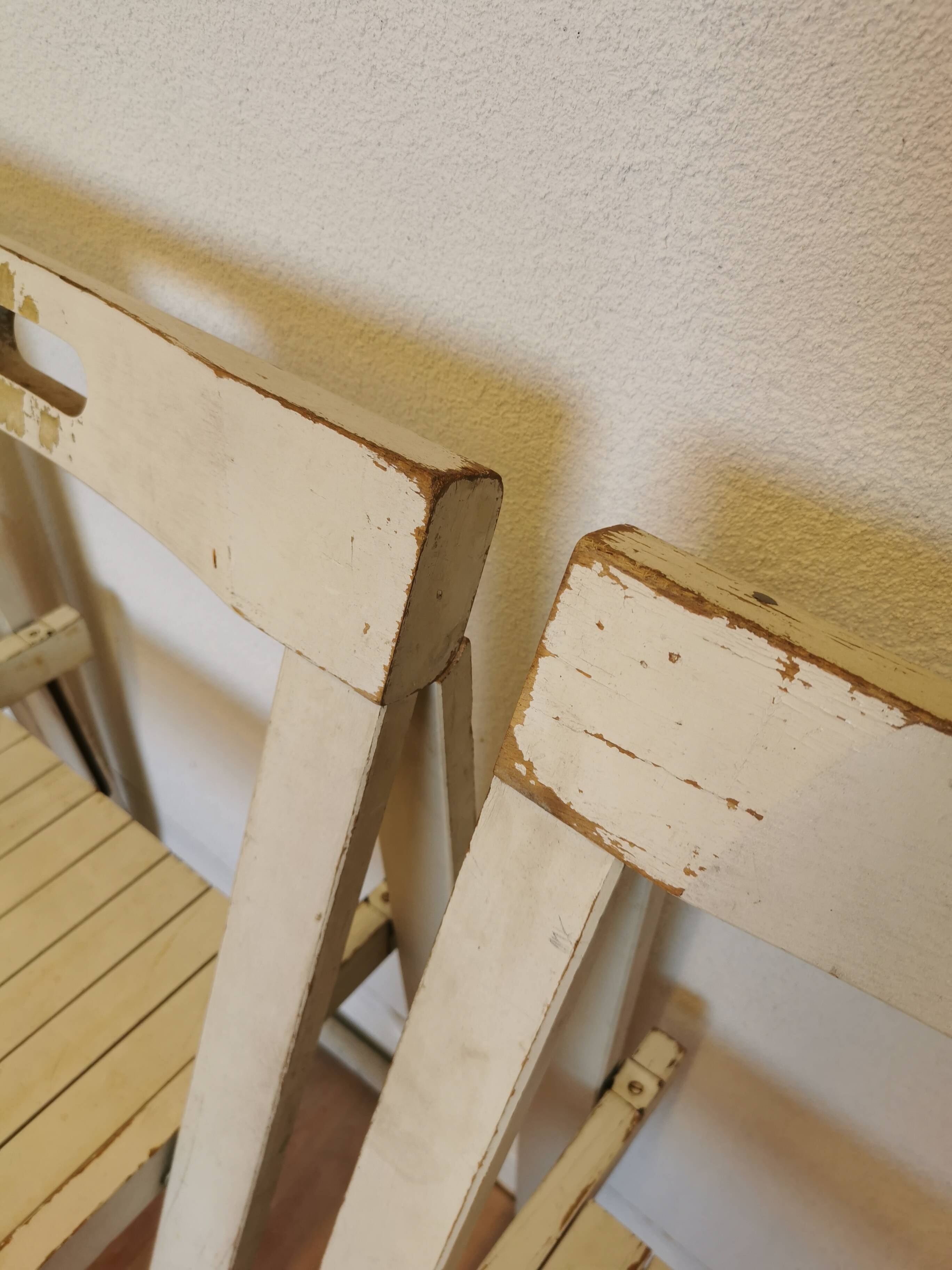 Set of 4 Vintage Trieste Folding Chairs by Aldo Jacober, 1970s