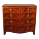 Bombé commode in mahogany from the early 19th century.
