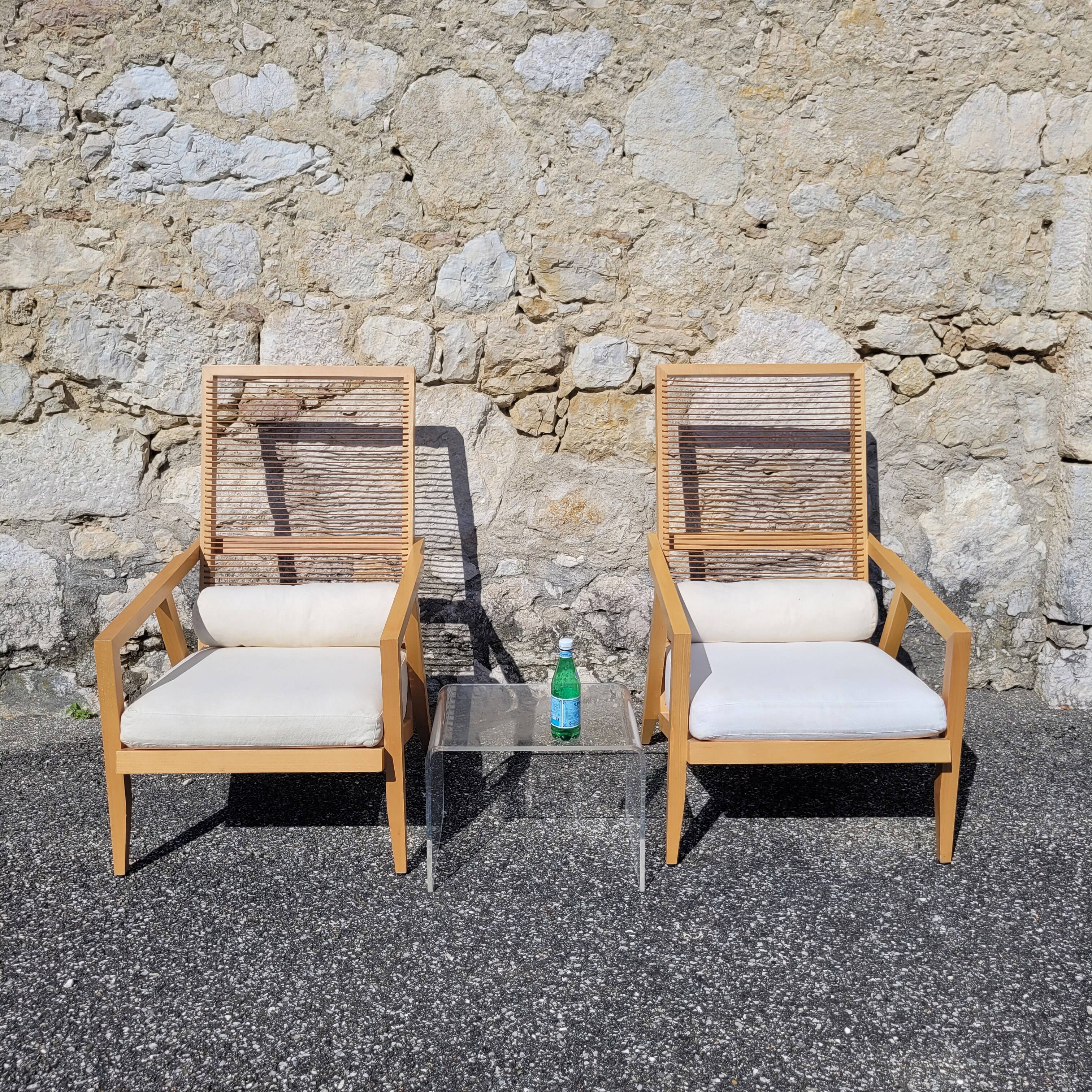 Franco Bizzozzero for Pierantonio Bonacina pair of armchairs