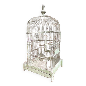 Cage oiseau fin 19e