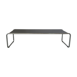 table basse tubulaire noire