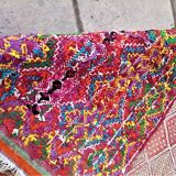 Old kilim handmade wool oriental rug - 150 x 81cm