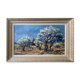 Painting signed P. Daragnès "Landscape of the Guy" + frame