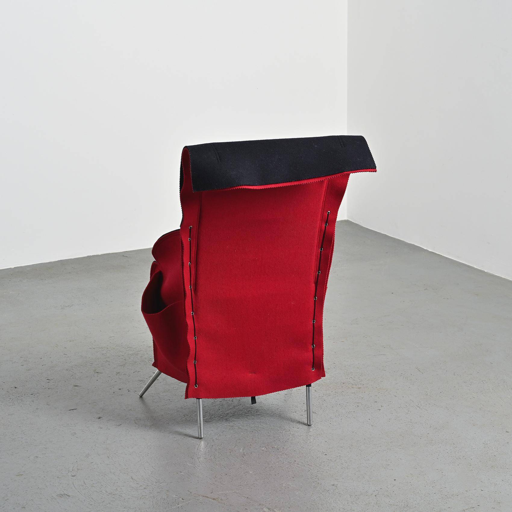 Filzka armchair by Borek Sipek for Scarabas, Netherlands, circa 1990