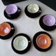 6 Saint Amand semi-vitrified earthenware coffee cups