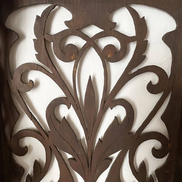 étagère murale ancienne Napoléon III en bois ajouré