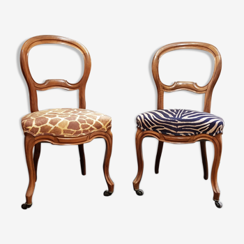 Pair of Louis-Philippe chairs