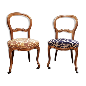 Paire de chaises Louis-Philippe