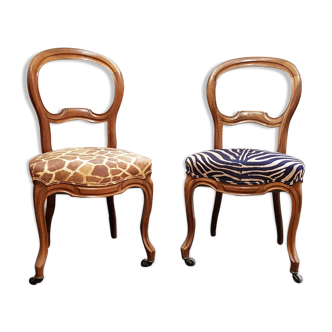 Pair of Louis-Philippe chairs