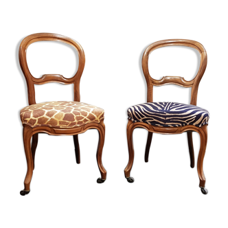 Paire de chaises Louis-Philippe