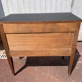 Directoire style chest of drawers Louis XVl matt black