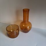 Duo vase vintage blown glass