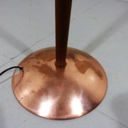 Floor Lamp by Paolo Donatello for Disegnoluce Italy, Copper & Mahogany