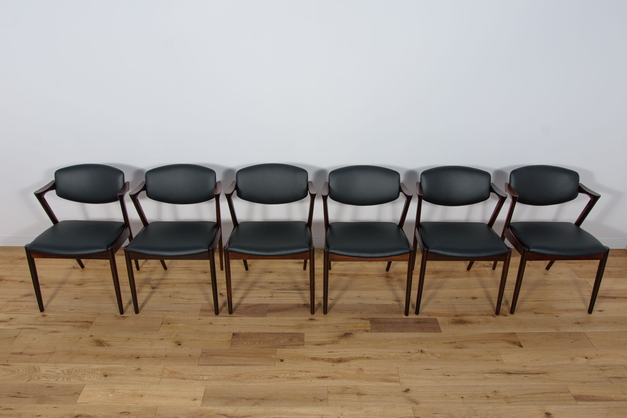 Model 42 Dining Chairs by Kai Kristiansen for Schou Andersen, 1960s, Set of 4