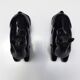 Black marble bookends with lying horses