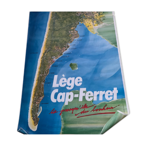 Affiche Cap Ferret Vintage - 1980