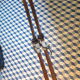 Paire de skis anciens en bois 208cm
