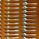 Ercuis, dessert cutlery, fruit and cheese, 36 art deco pieces