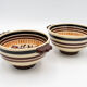 Quimper ceramic bowls signed Fouillen