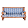 Biedermeier Museum Prague Sofa in Cherry Wood, Czech, 1820s