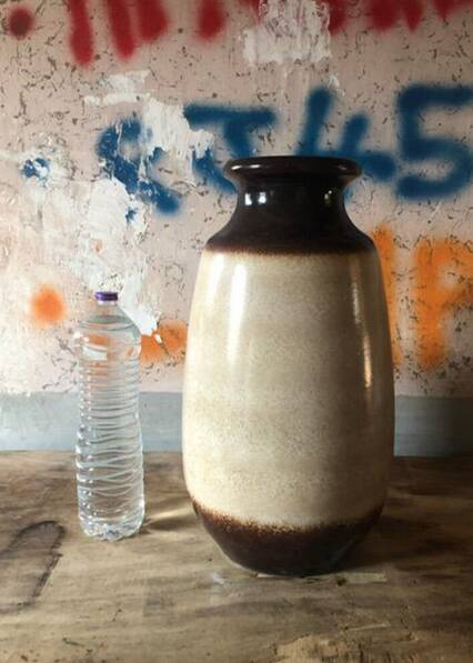 Grand vase céramique West Germany,vase décoratif, vase plancher,pot à fleur