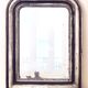 Old Louis Phillipe mirror, silvered with silver leaf.