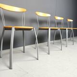 Vintage postmodern italian dining chairs, 1990s