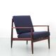 Paire de fauteuils scandinave en teck modele 118 par Grete Jalk
