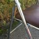 Set de 6 chaises pliantes acier et similicuir 70’s