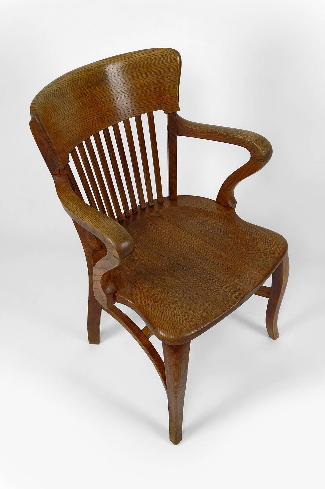 American oak office armchair, USA, circa 1900