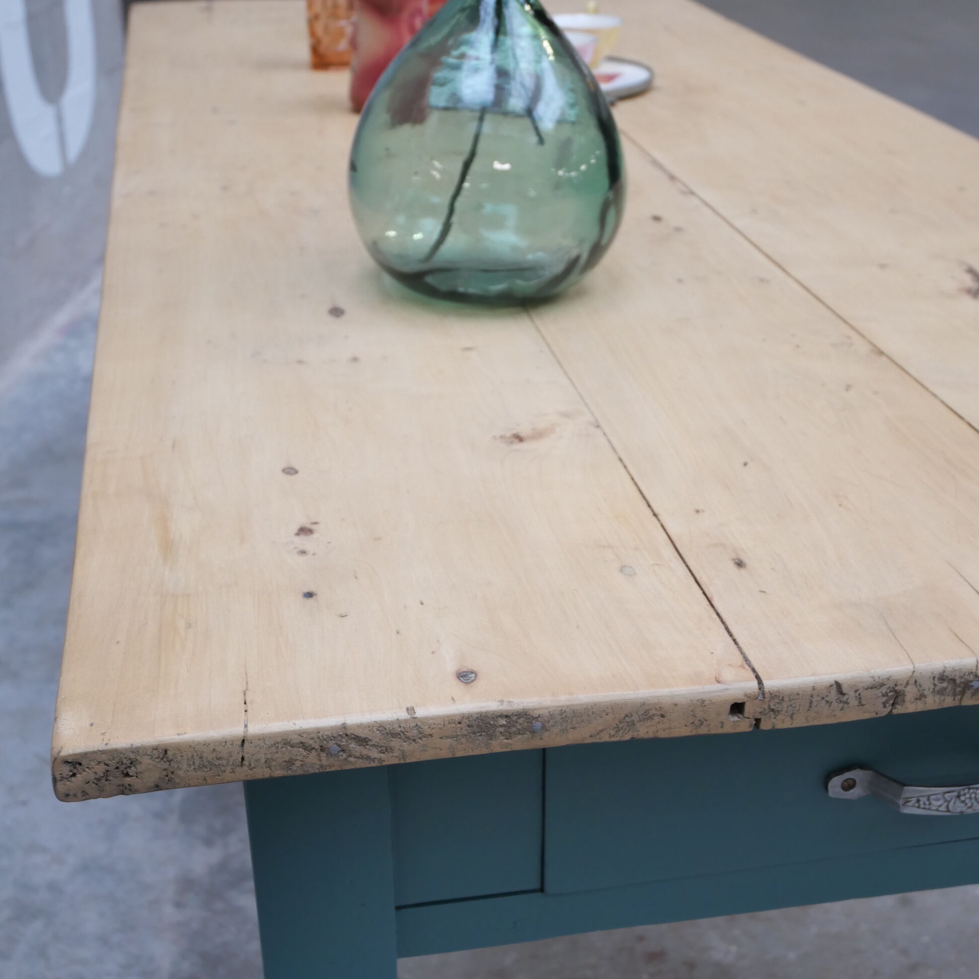 Restored farmhouse table