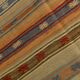 Red & Cream Striped Kilim Rug, 150x260Cm