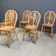 Set of 6 vintage Ercol dining chairs, 1950s