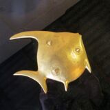 Vintage brass ashtray