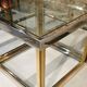 Coffee table with four nesting tables, Maison Charles, France, circa 1970.