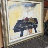 Tableau huile sur toile nature morte en 2001 par Serge GRIGGIO