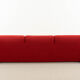 Maralunga 3-seater Sofa red by Vico Magistretti for Cassina, Italy
