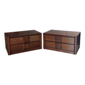 Pair of vintage modules with Scandinavian design from 1960 - 1970.