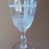 Crystal water glass by Baccarat? Early 20th century.