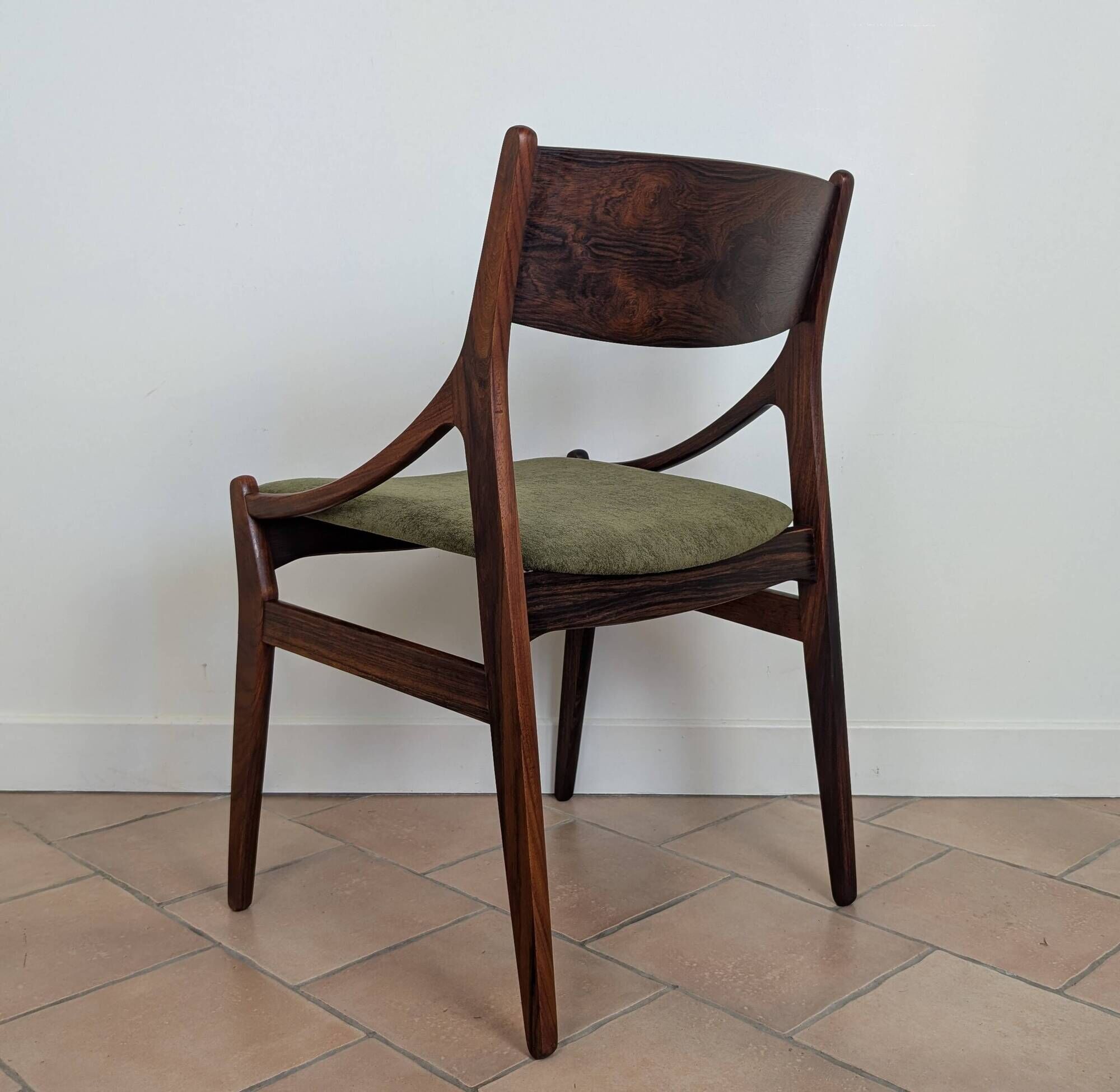 Paire de chaises danoise en palissandre
