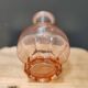 Carafe en verre rose