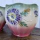 Pair of earthenware plant pots