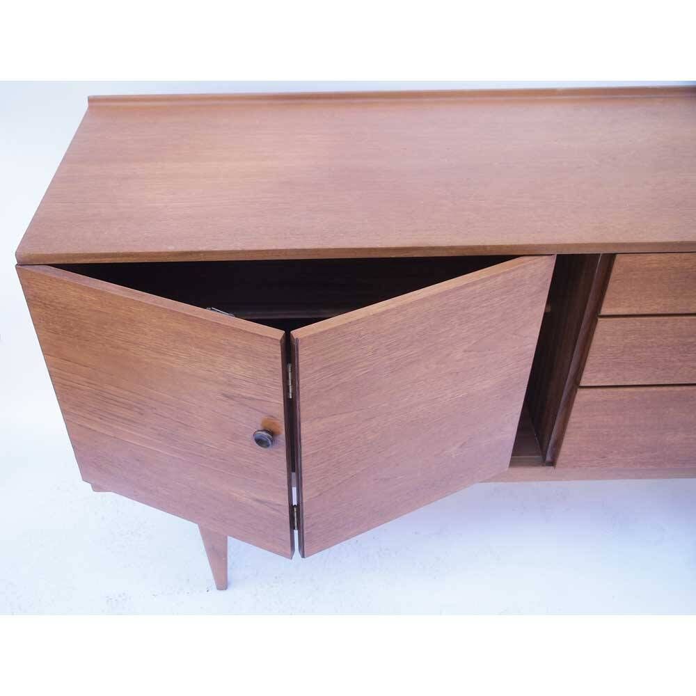 Long Scandinavian vintage sideboard Nathan