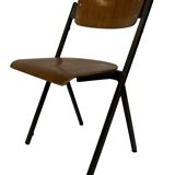 Set Of Four Compass Chairs 1960 Dutch Design School Chairs