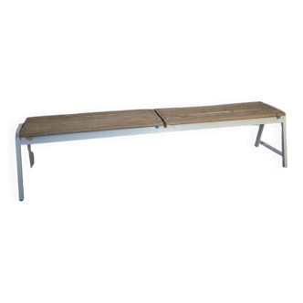 Large vintage school bench