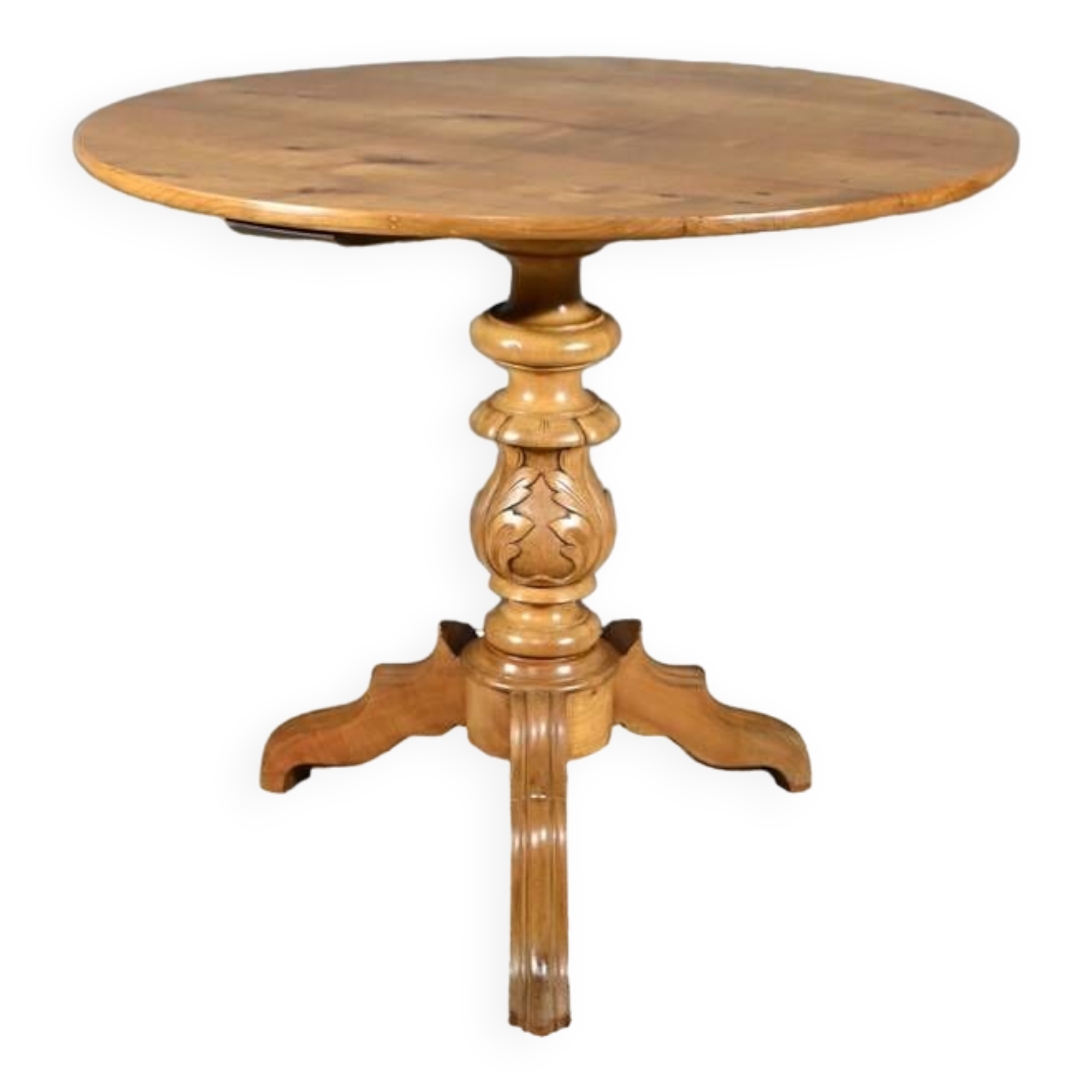 Cherry wood pedestal table, Louis Philippe period – 2nd part 19th century