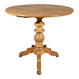 Guéridon en merisier,