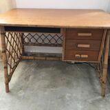 Rattan desk
