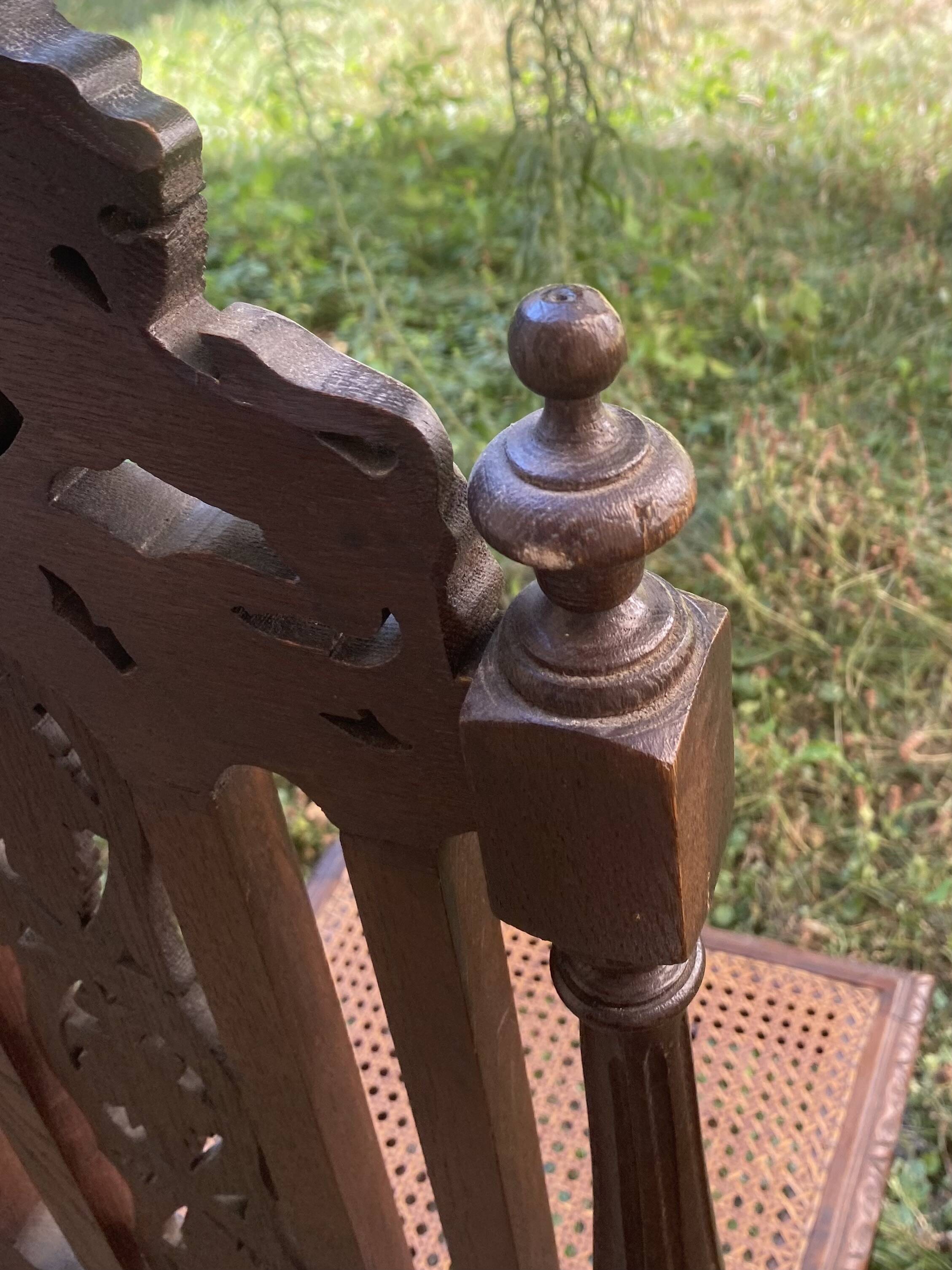 Antique chairs in the Henri II style