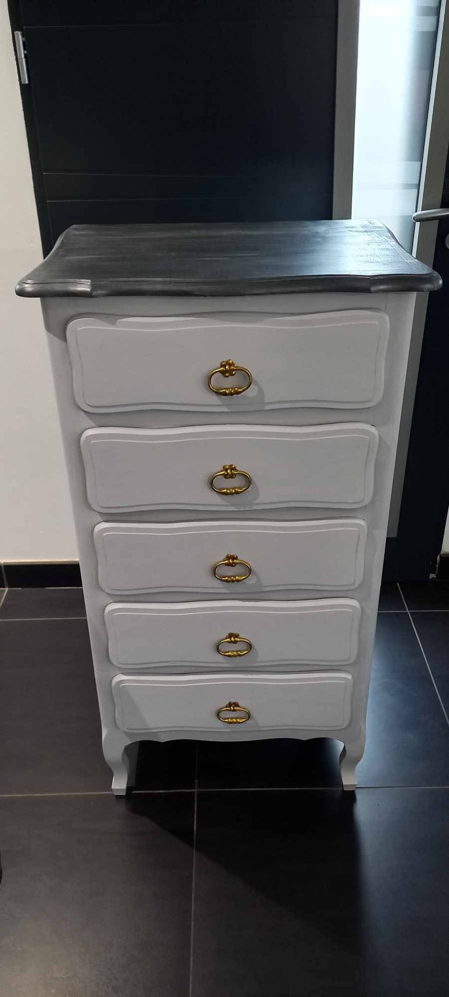 Vintage chiffonier revamped